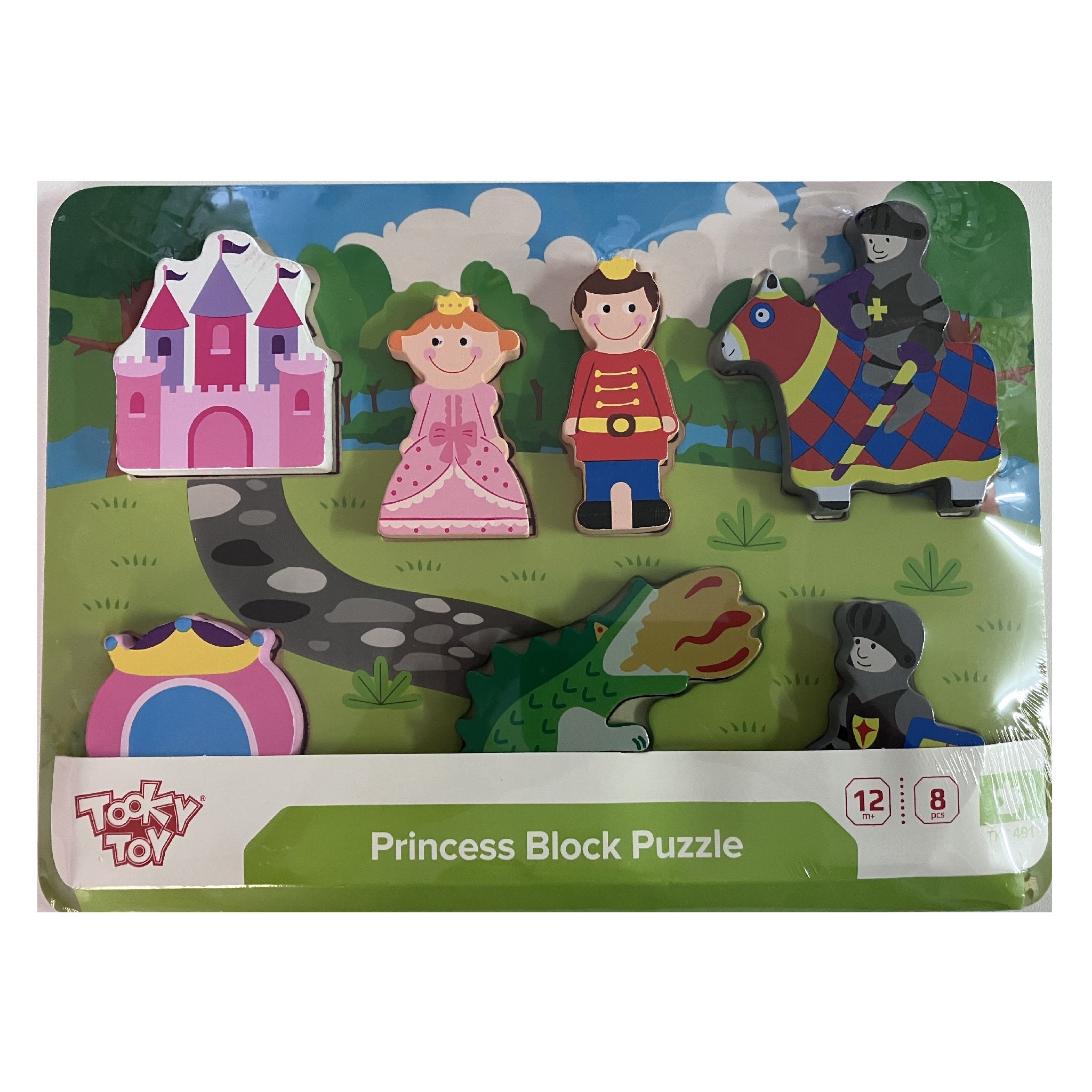 Wooden Block Puzzle - Princess