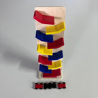 Wooden Rolling Car Game