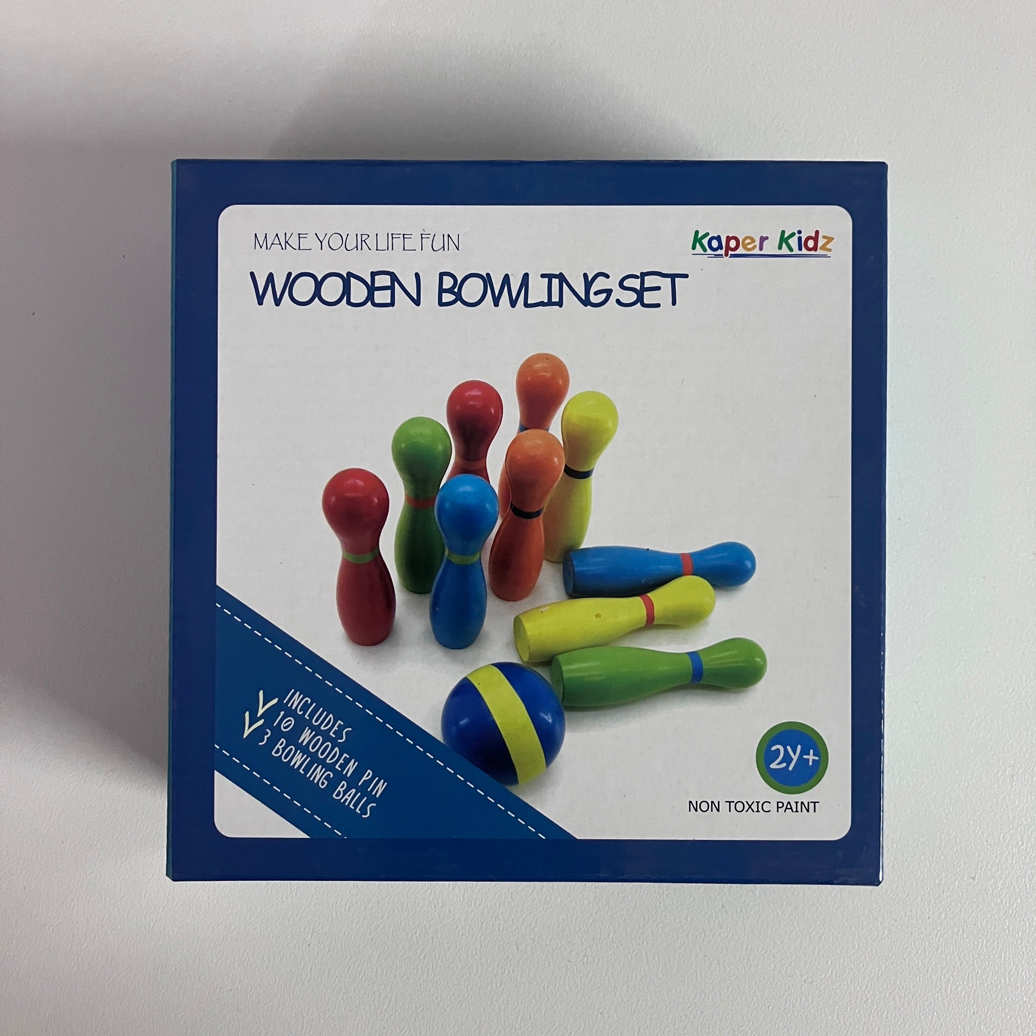 Wooden Bowling Set