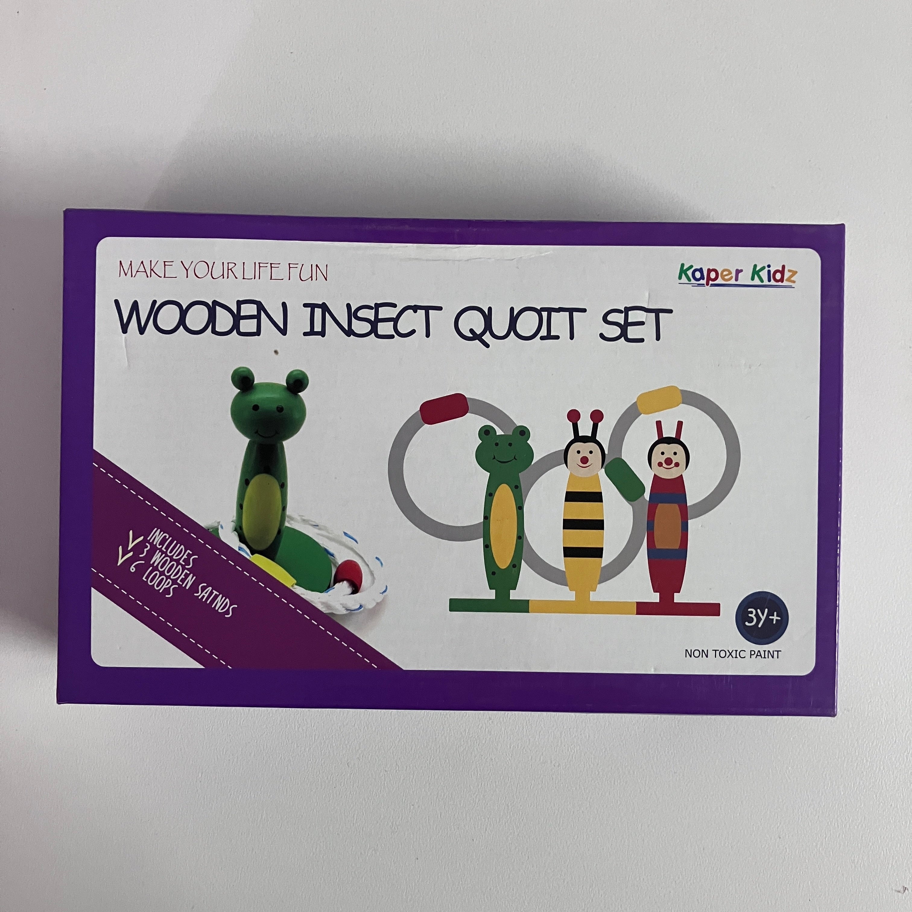 Wooden Quoit Set - Insect