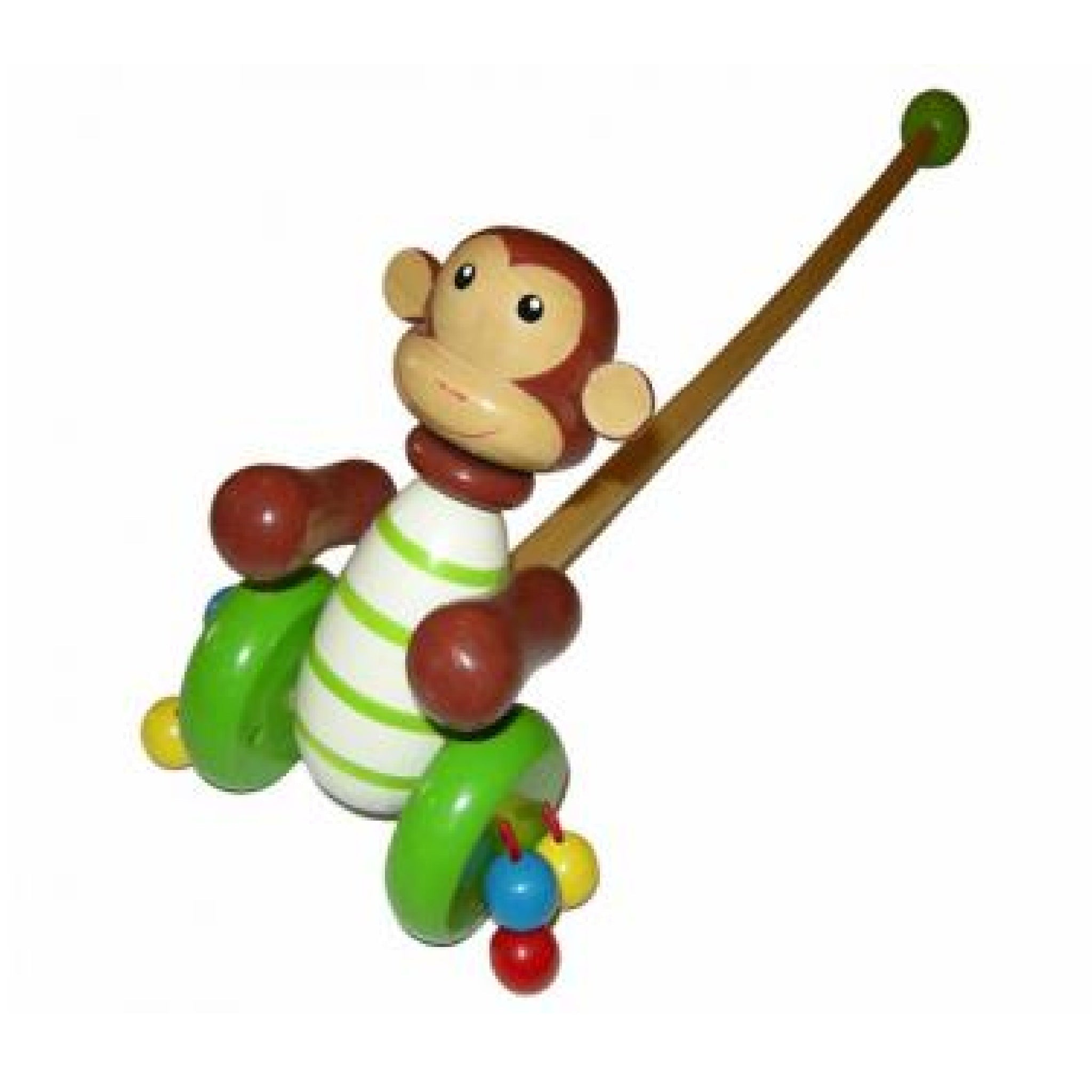 Wooden Push Along Animals - Assorted Designs