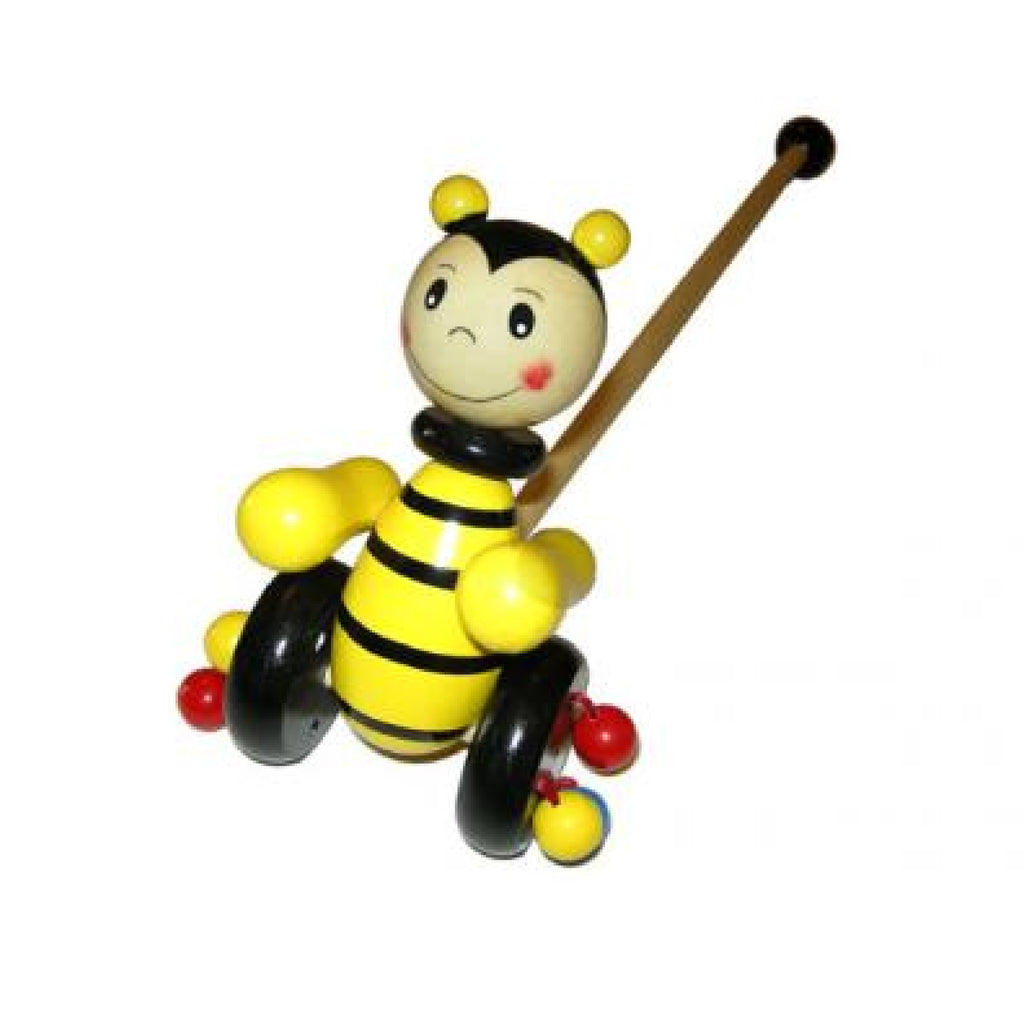 Wooden Push Along Animals - Assorted Designs