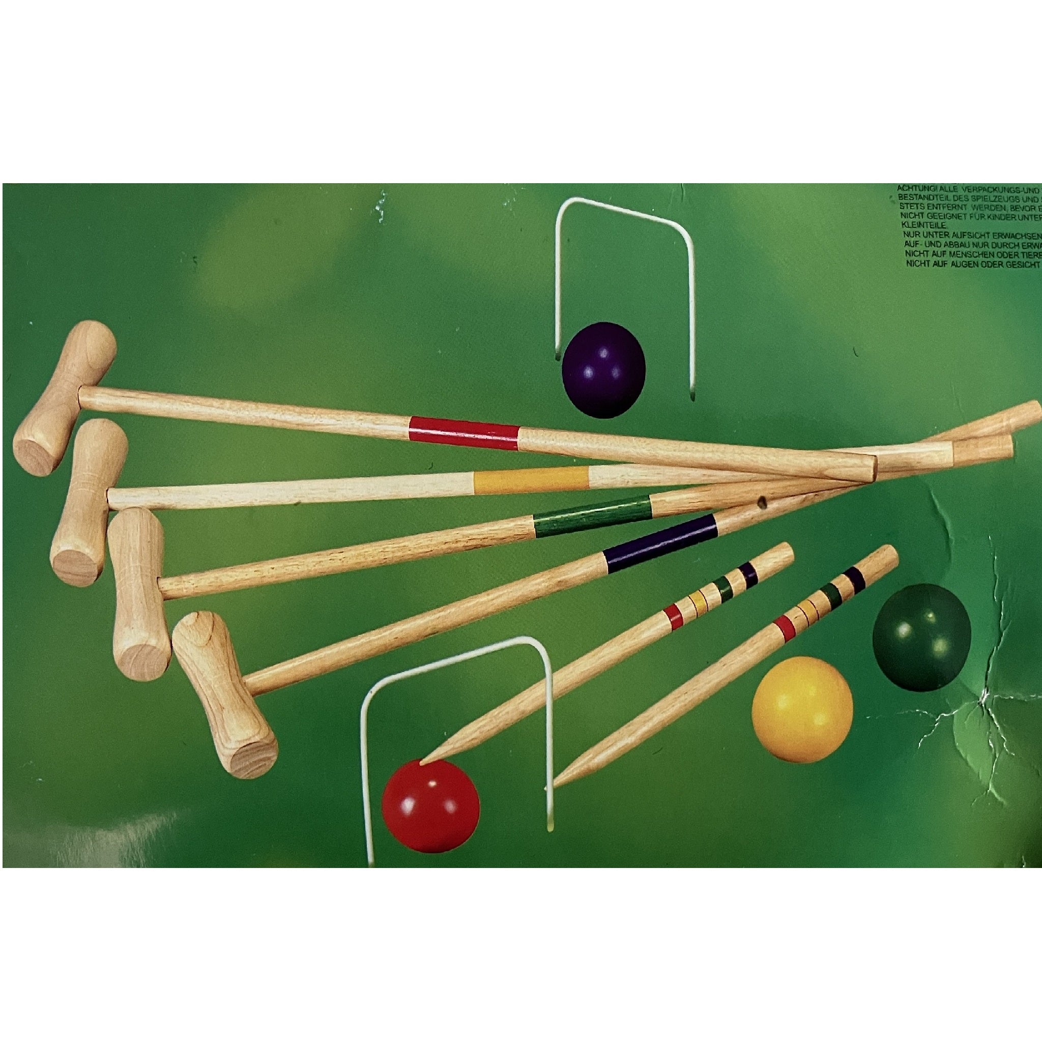Wooden Delux Croquet Set in Carry Bag