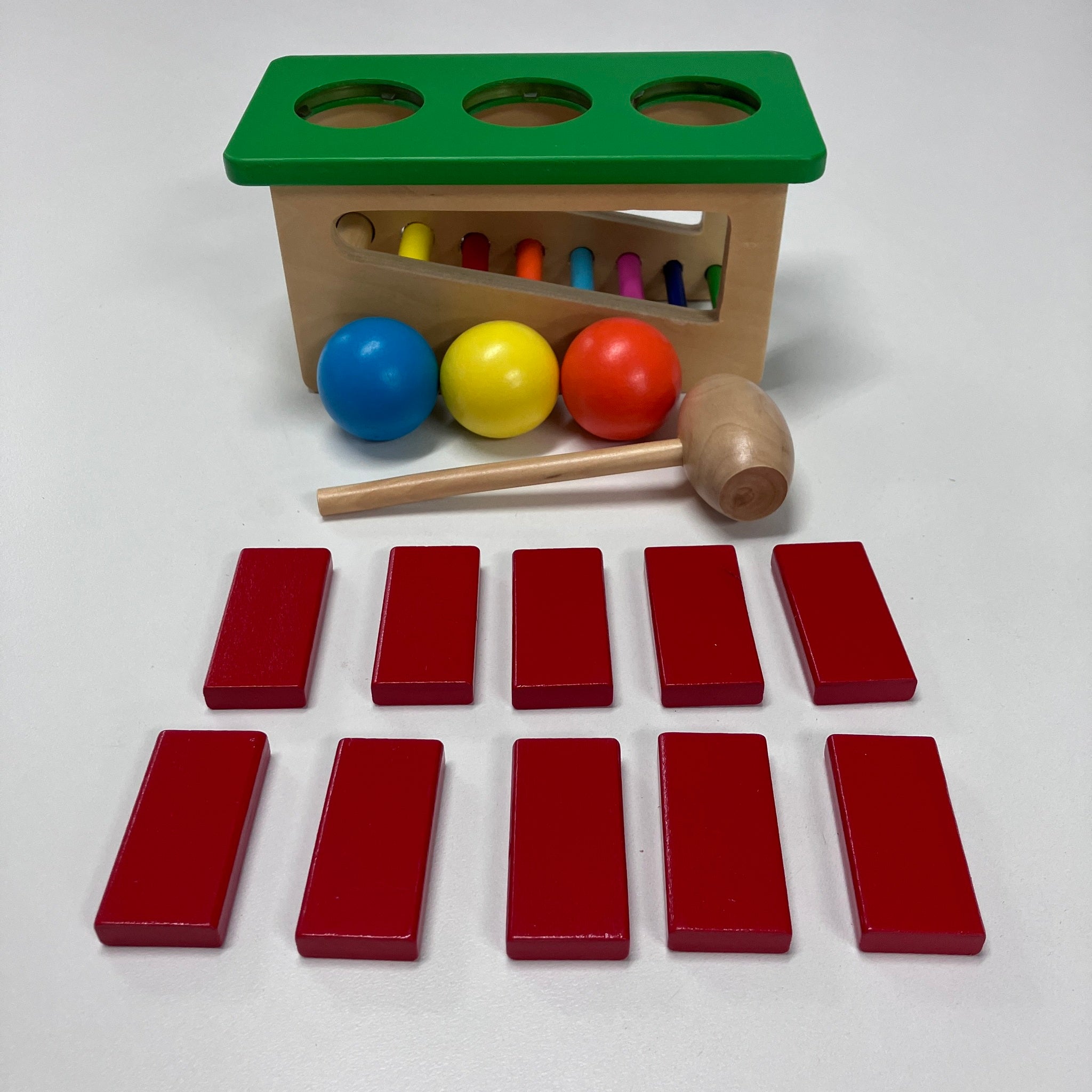 Wooden Pounding Ball Game