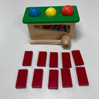 Wooden Pounding Ball Game