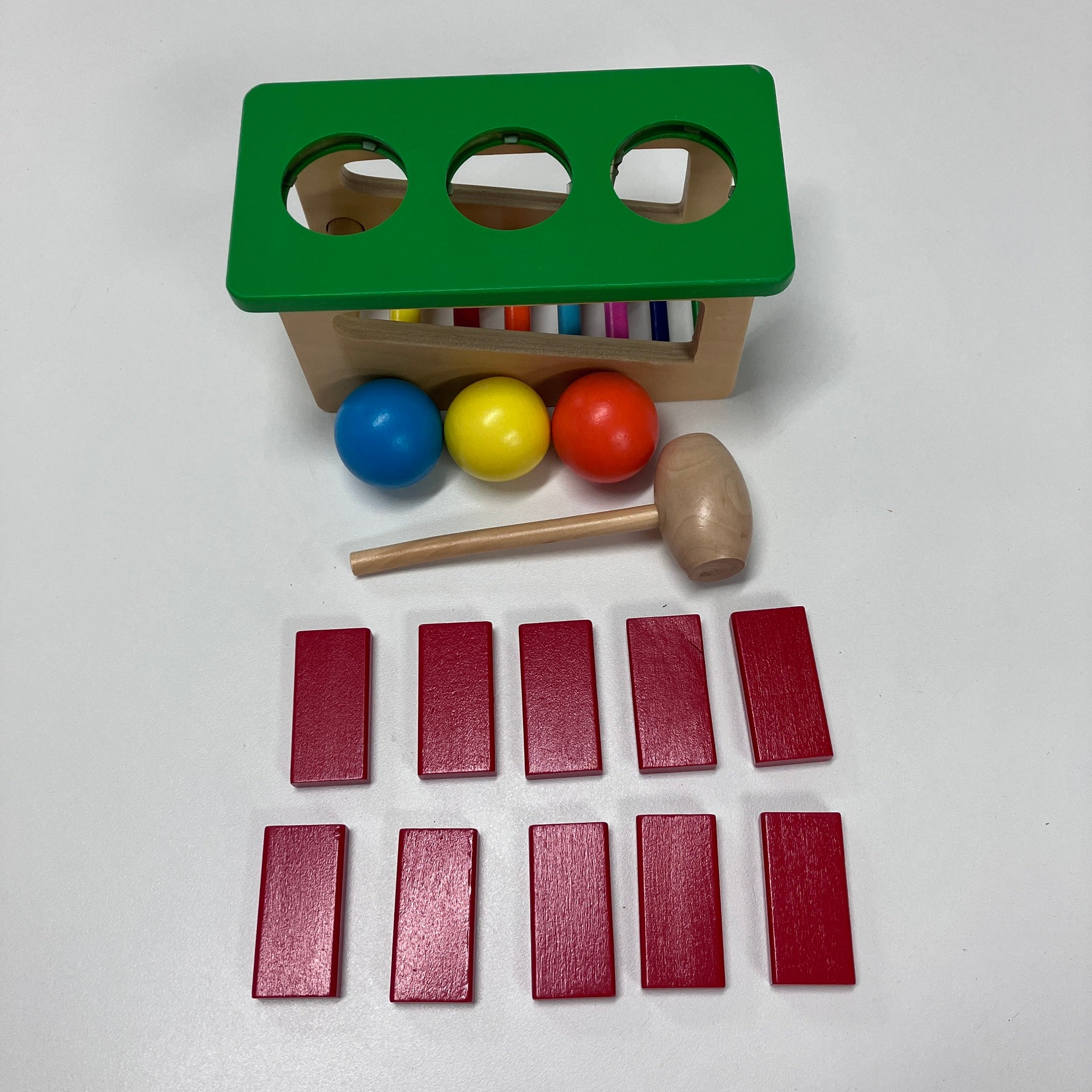 Wooden Pounding Ball Game
