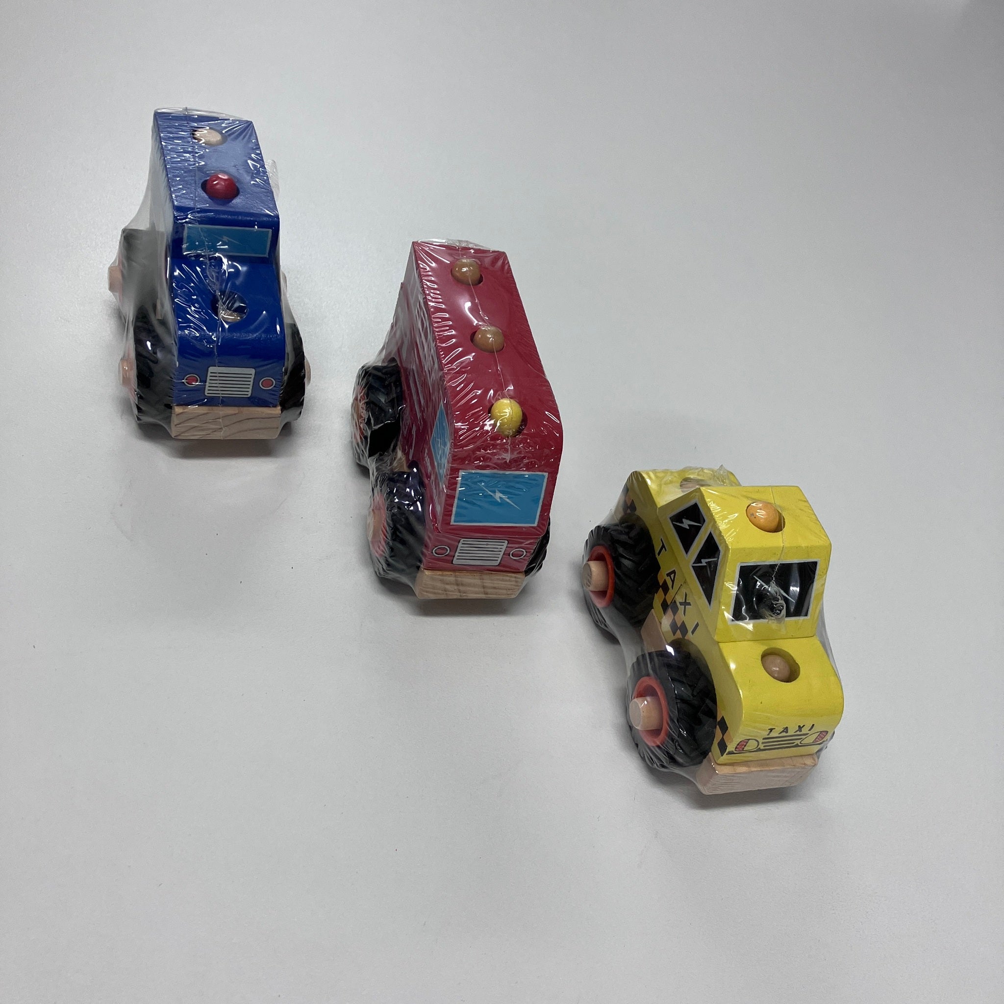 Wooden Block Vehicle - Assorted Designs