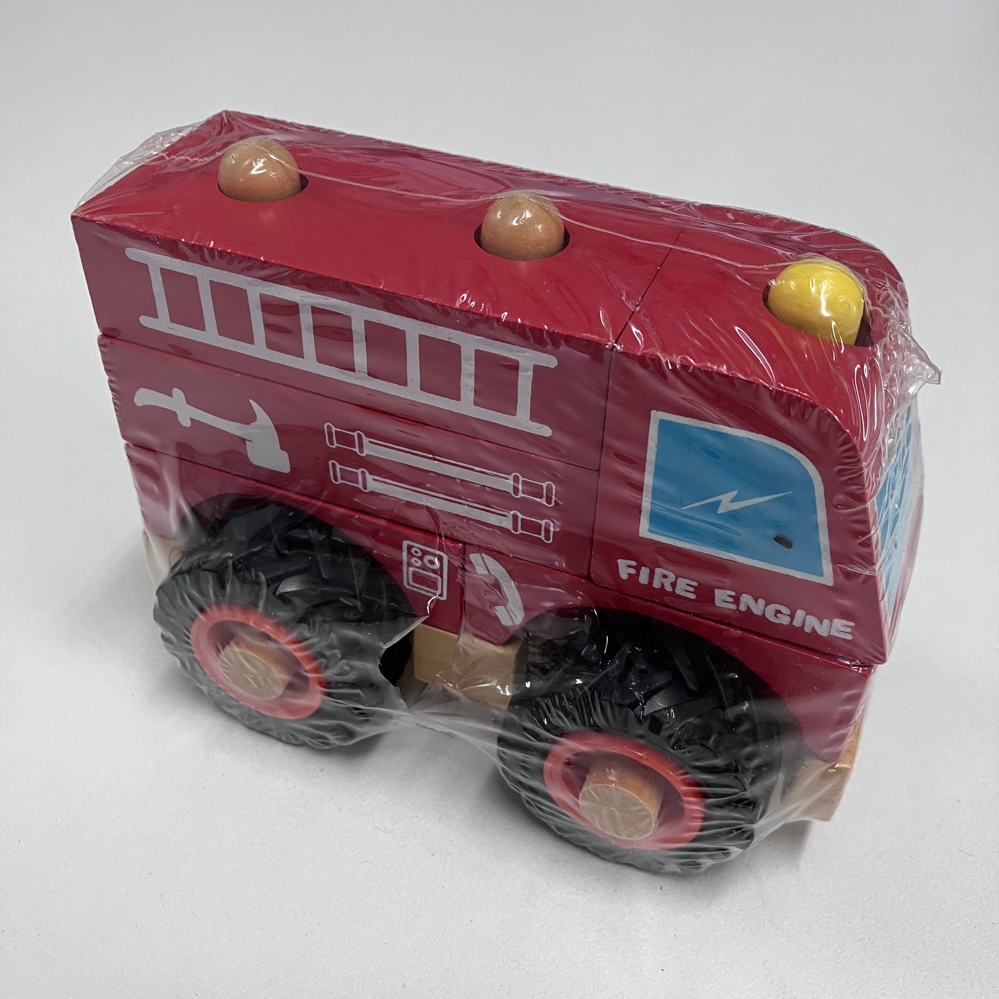 Wooden Block Vehicle - Assorted Designs
