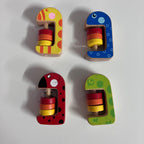 Wooden Abacus Rattle - Assorted Designs