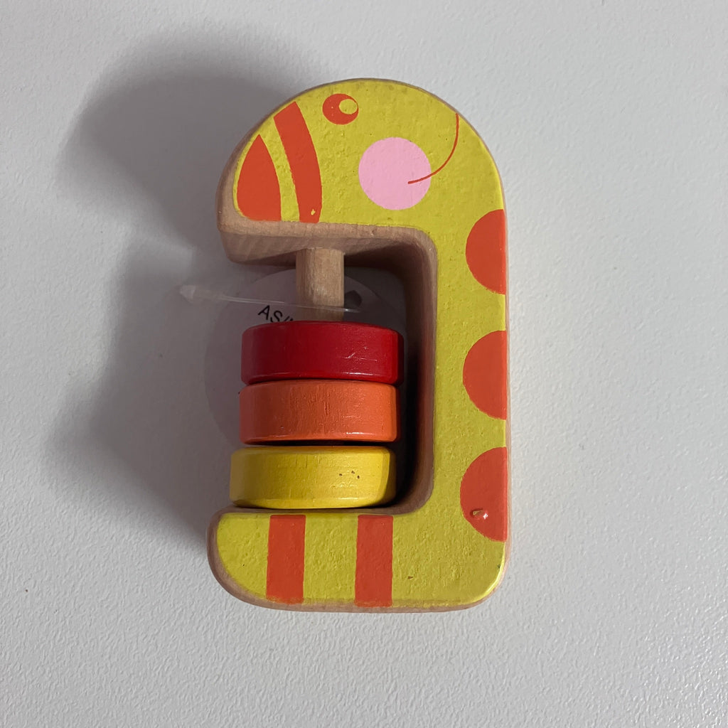 Wooden Abacus Rattle - Assorted Designs