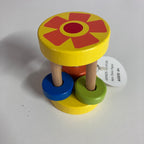 Wooden Cage Rattle - Assorted Designs