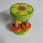 Wooden Cage Rattle - Assorted Designs