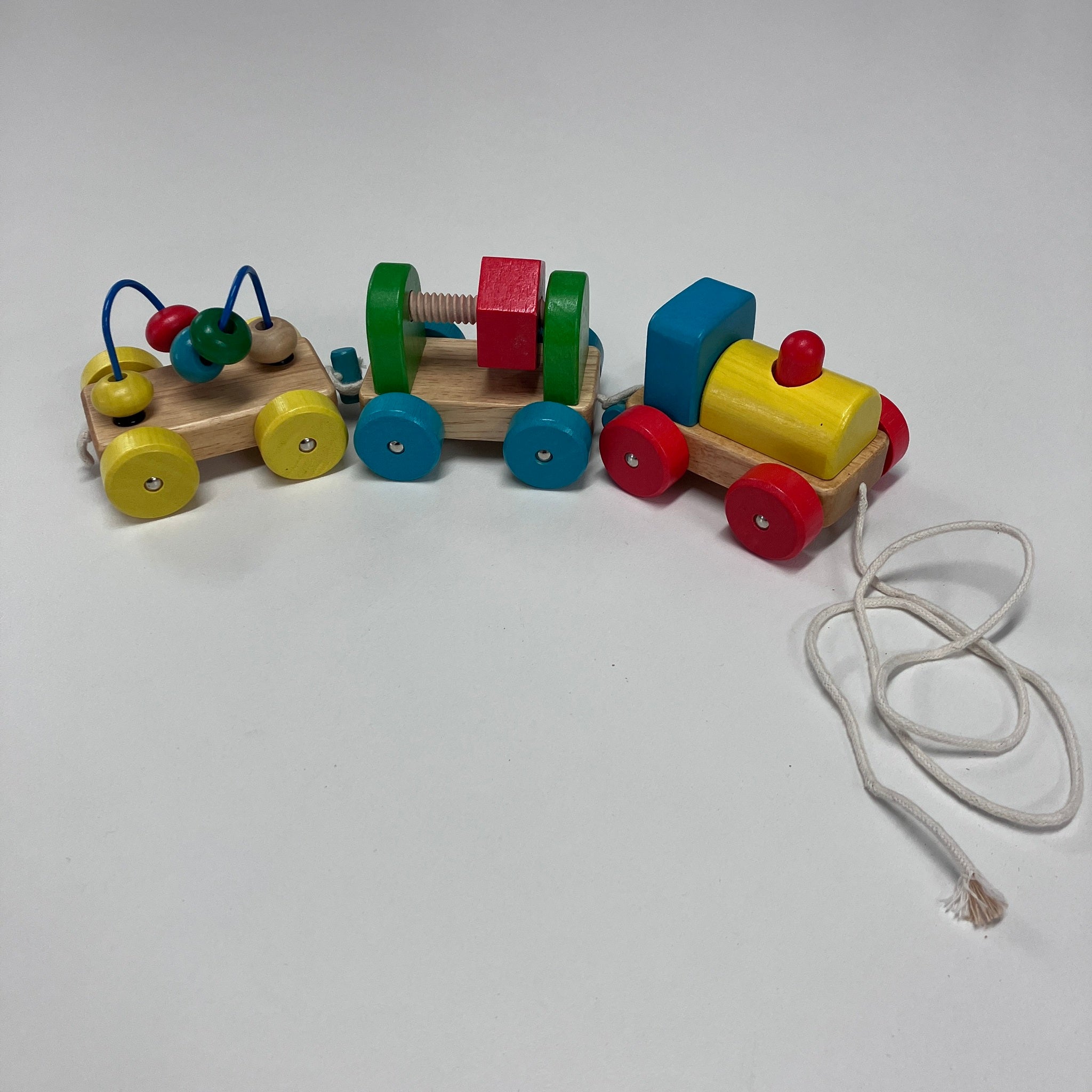 Wooden Pull Along Toot Toot Train