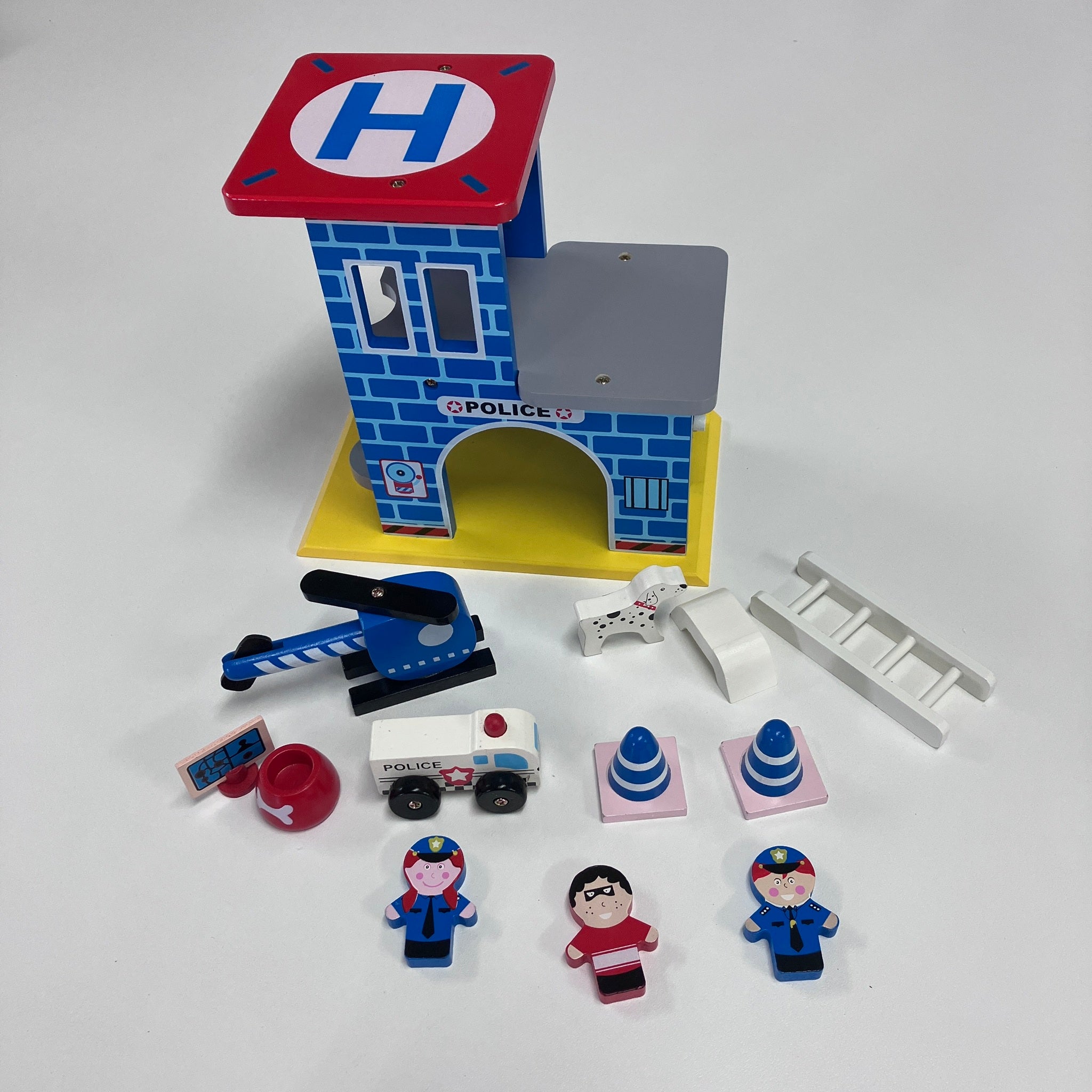 Wooden Playset - Police Station
