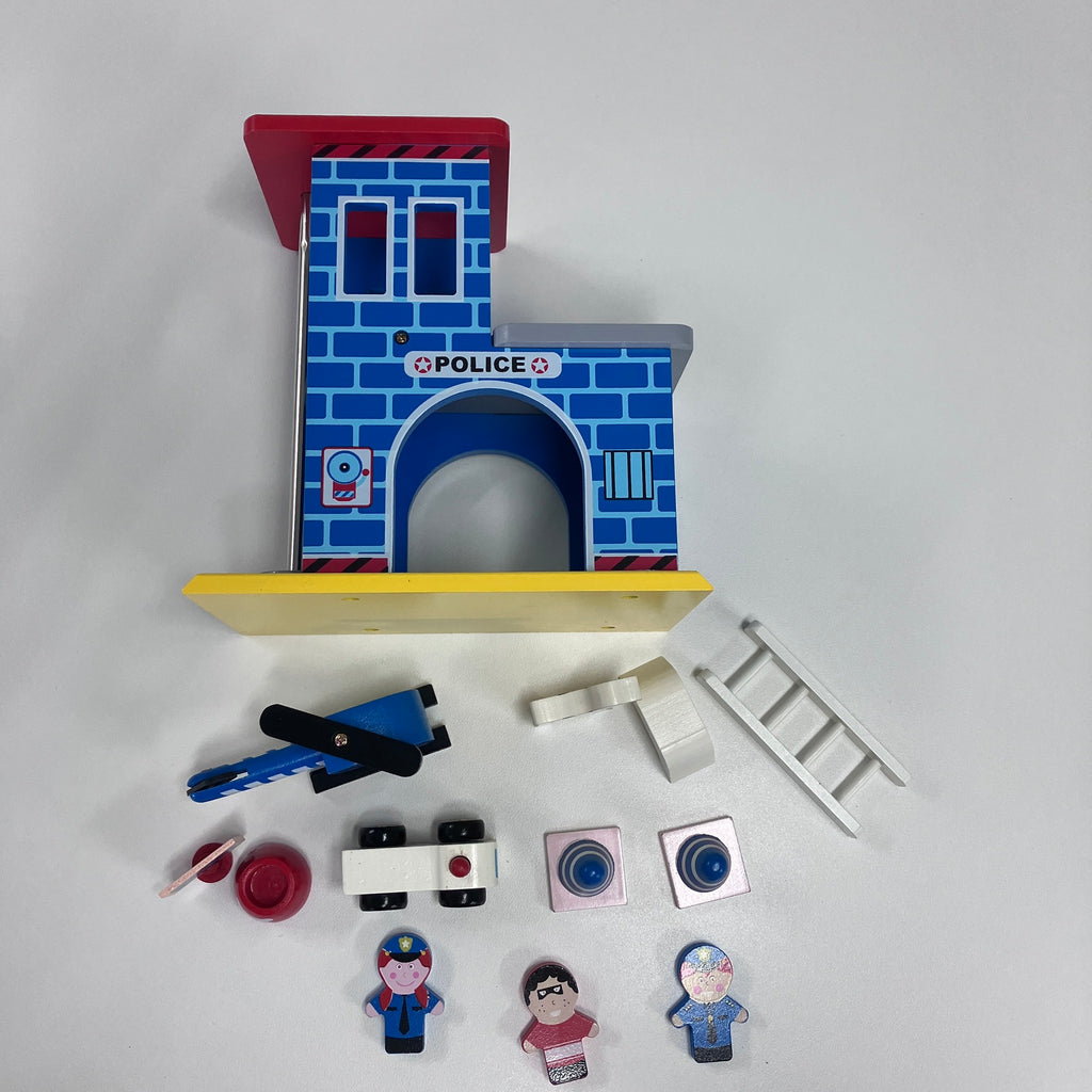 Wooden Playset - Police Station