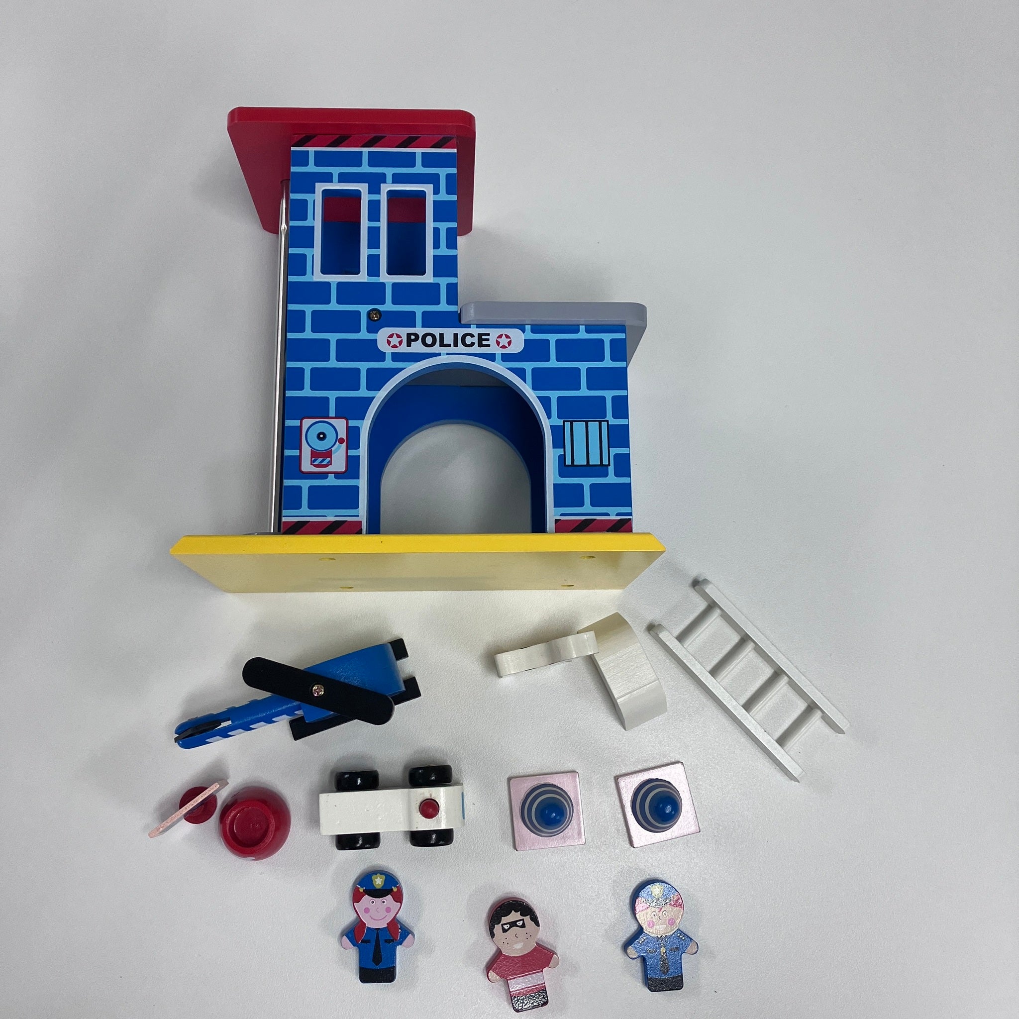 Wooden Playset - Police Station