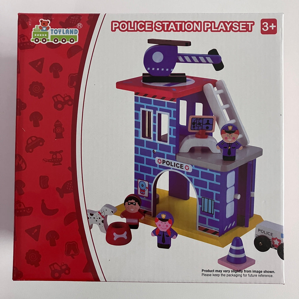 Wooden Playset - Police Station