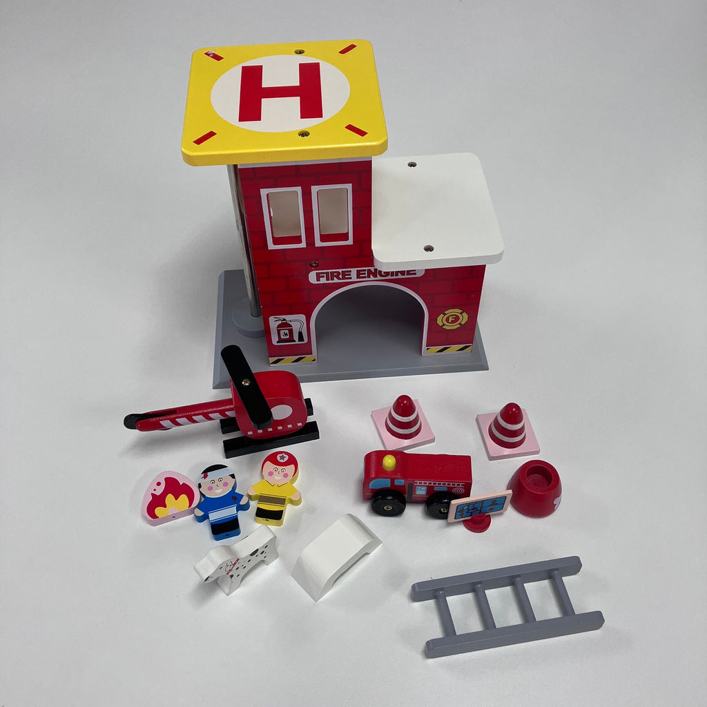 Wooden Playset - Fire Station