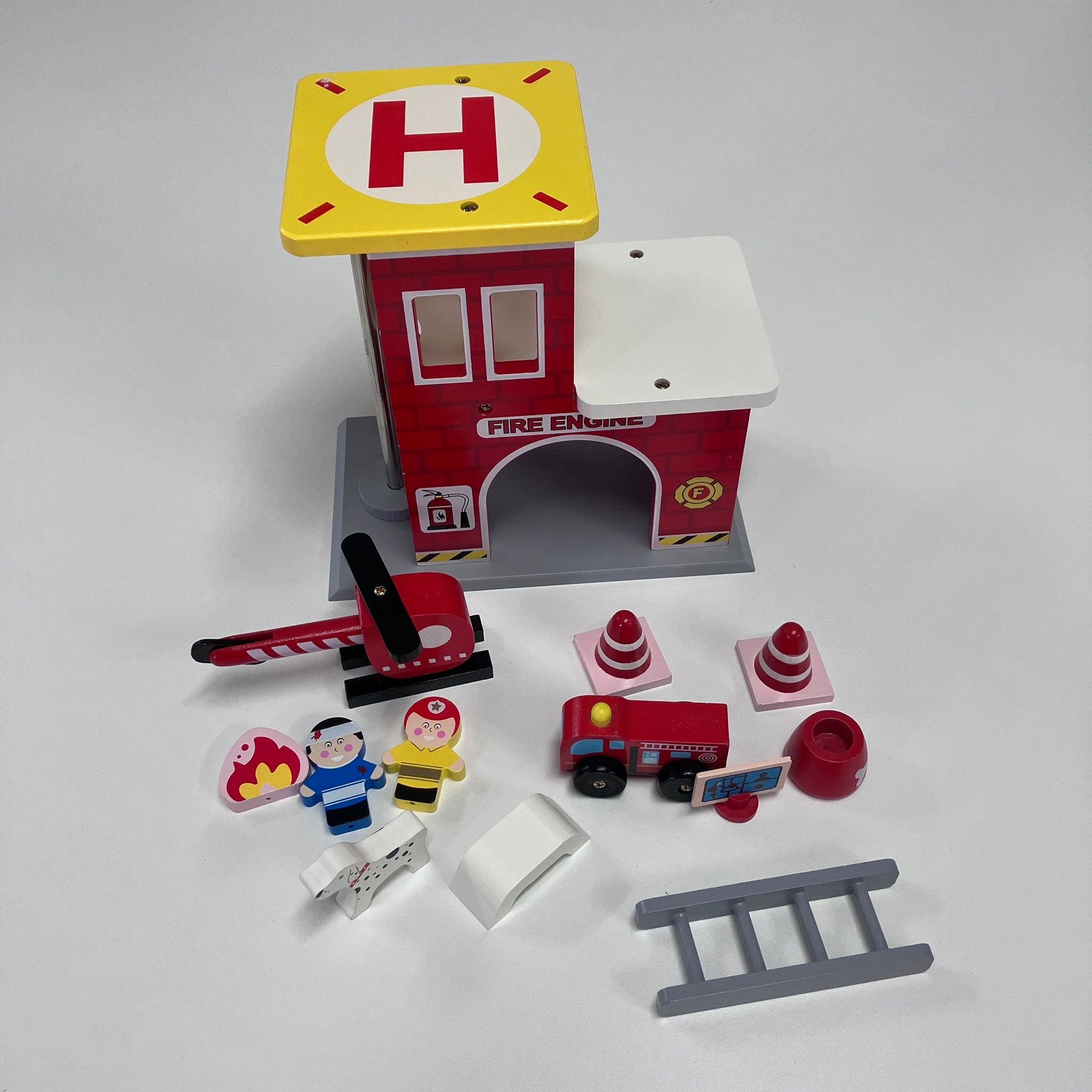 Wooden Playset - Fire Station
