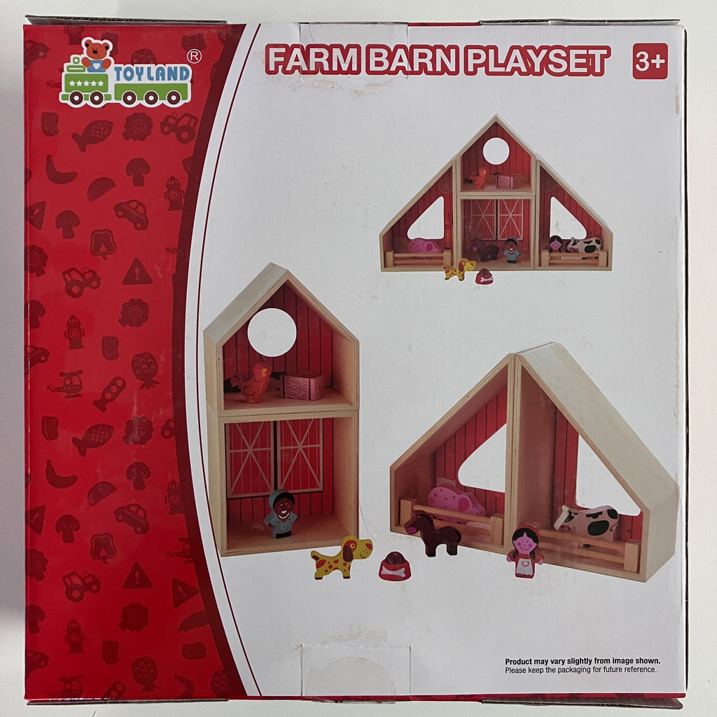 Wooden Playset - Farm Barn