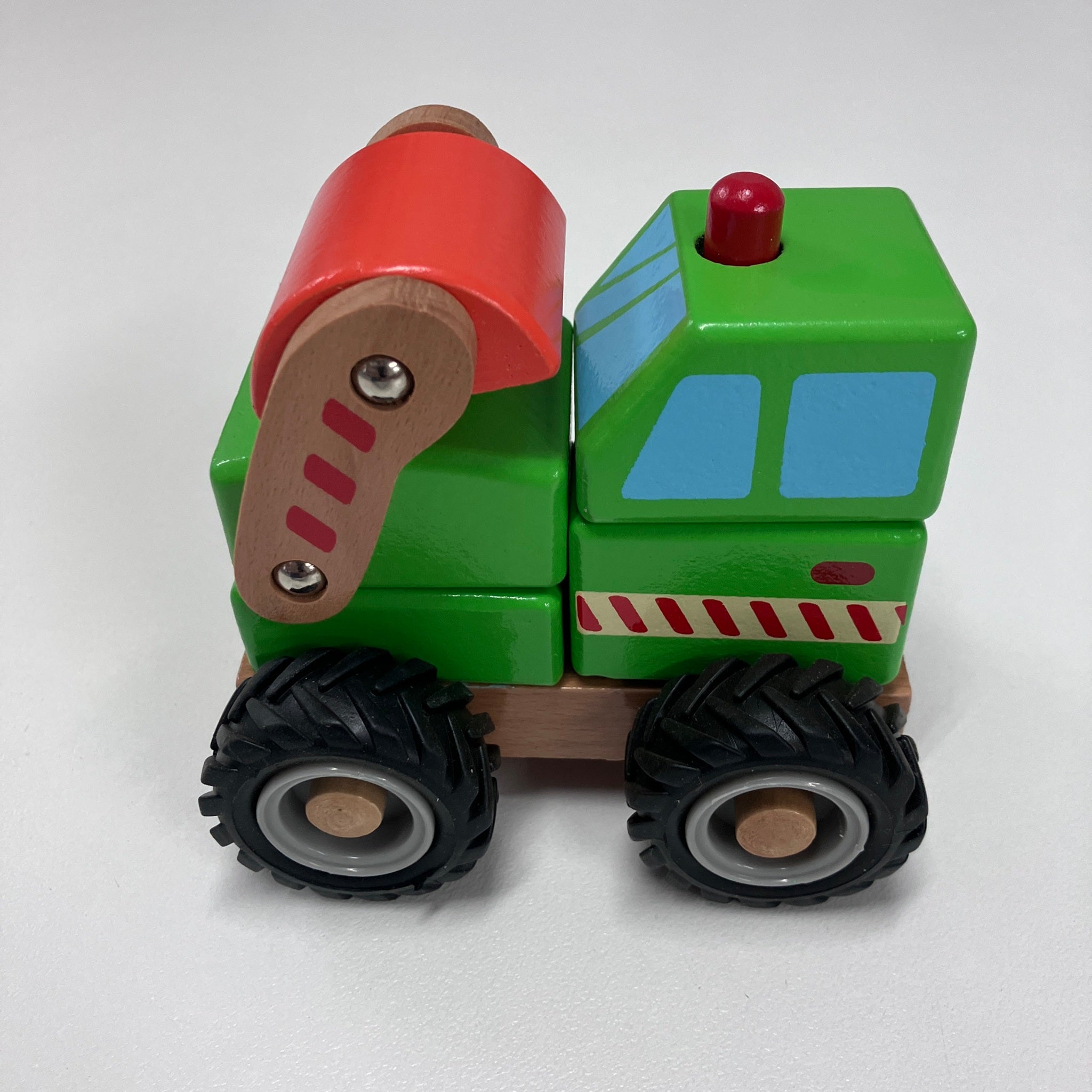 Wooden Block Vehicle - Bulldozer