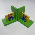 Wooden Bookends - Mouse