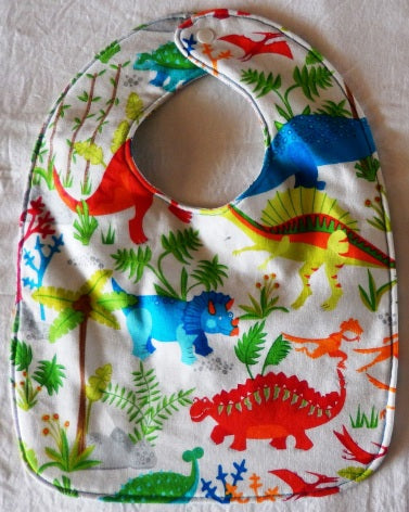 Reversible Bib – Dinosaurs