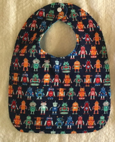Reversible Bib - Robots