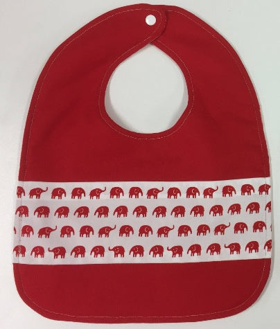 Reversible Bib - Elephants