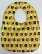Reversible Bib - Yellow Bee/Blue Ladybird