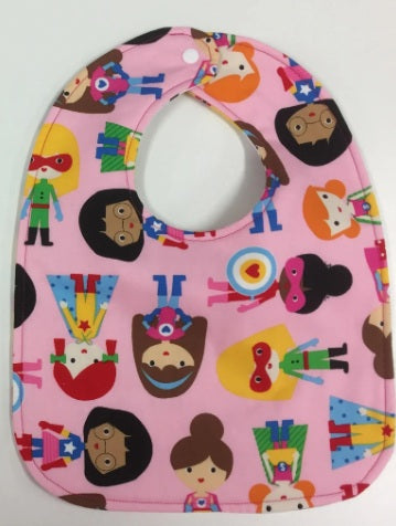 Reversible Bib - Super Kids