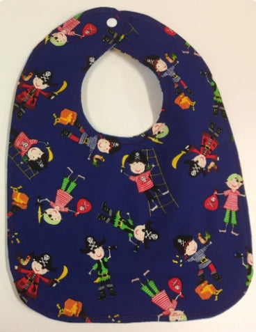 Reversible Bib - Pirates