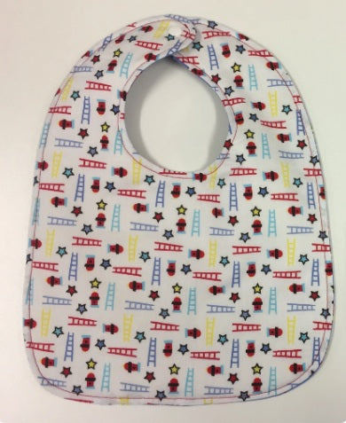 Reversible Bib - Fire Engines