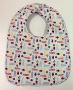Reversible Bib - Fire Engines