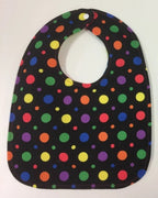 Reversible Bib - Elephants / Spots