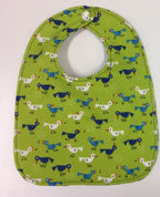 Reversible Bib - Frogs / Birds