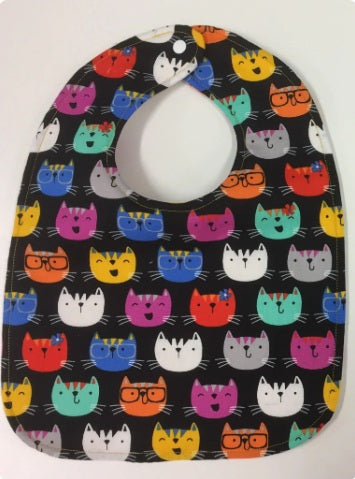 Reversible Bib - Cats