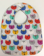 Reversible Bib - Cats