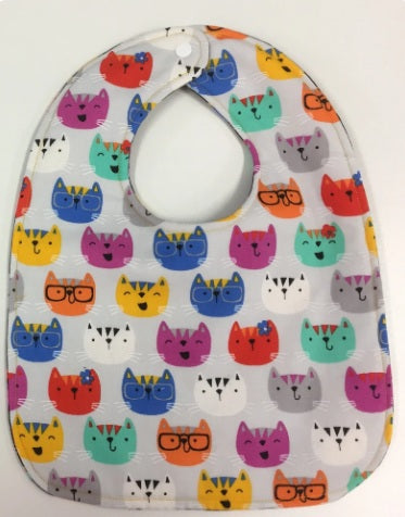 Reversible Bib - Cats
