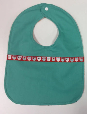 Reversible Bib - Owls