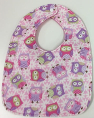 Reversible Bib - Owls