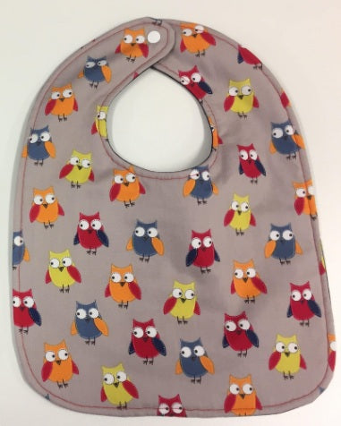 Reversible Bib - Owls