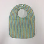 Reversible Bib - Elephants / Stripes