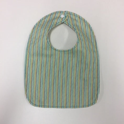 Reversible Bib - Elephants / Stripes