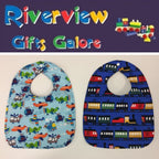 Reversible Bib - Trains / Air Transport