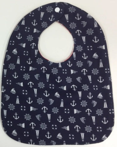 Reversible Bib - Nautical