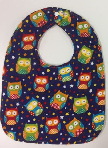Reversible Bib - Owls