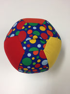 Balloon Ball Cover - Blue with Colourful Dots