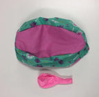 Balloon Ball Cover - Green Flowers / Pink
