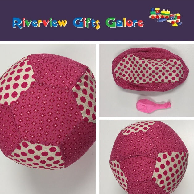 Balloon Ball Cover - Pink Flowers / Pink Dots